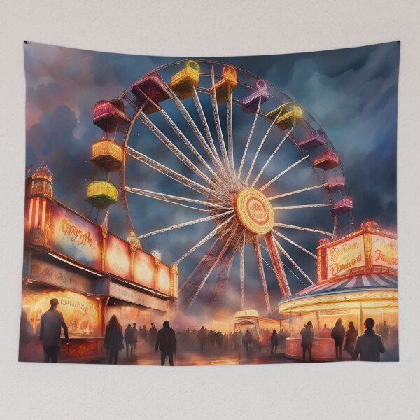 Item preview, Watercolour Fairground designed and sold by Feebleeona.