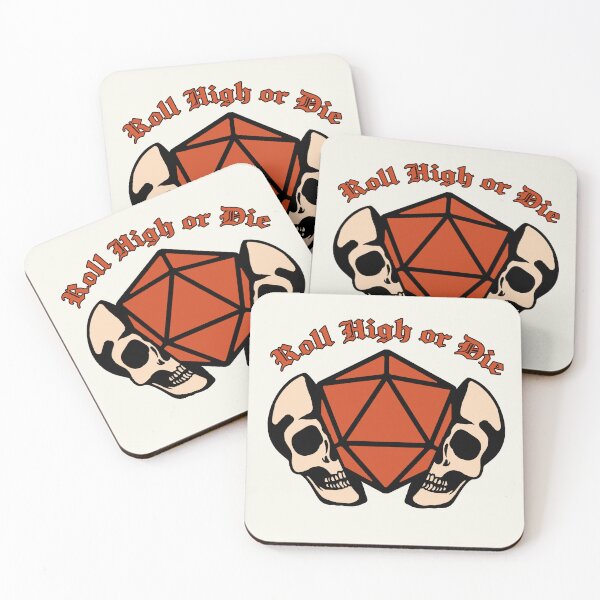 Item preview, Dungeons and Dragons - Roll High or Die designed and sold by bridglet.