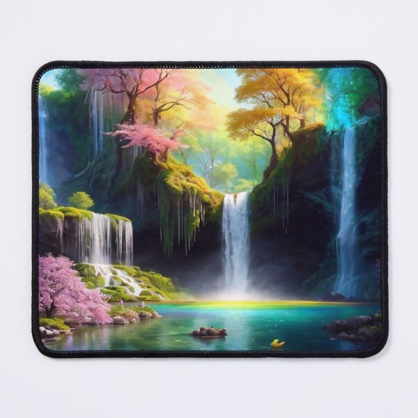 Item preview, A magical land of waterfalls designed and sold by M-Y-A-R-T-.