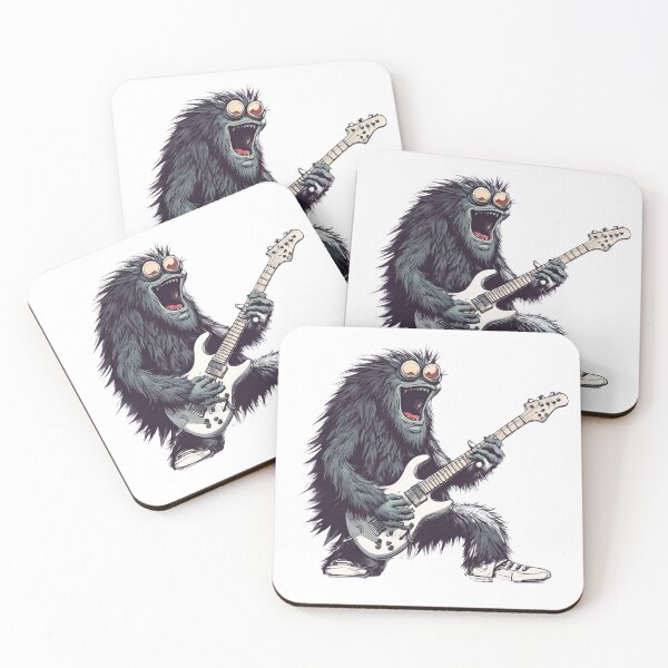 Item preview, GUITARIST BIGFOOT – sasquatch rock – guitarist sasquatch – guitarist monster designed and sold by Musicians-world.