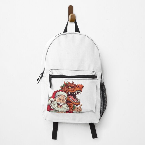 Item preview, Retro Santa with Red Dragon Selfie 2024 Year designed and sold by Julia Smorochynska.