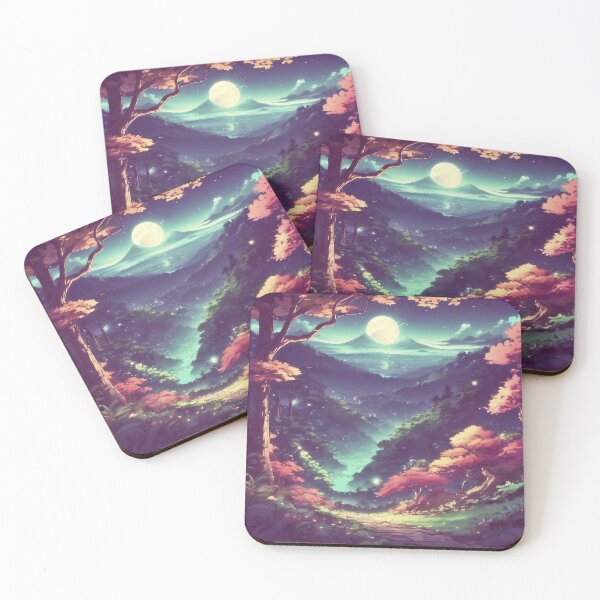 Item preview, FOREST AT NIGHT designed and sold by AnotherDystopia.