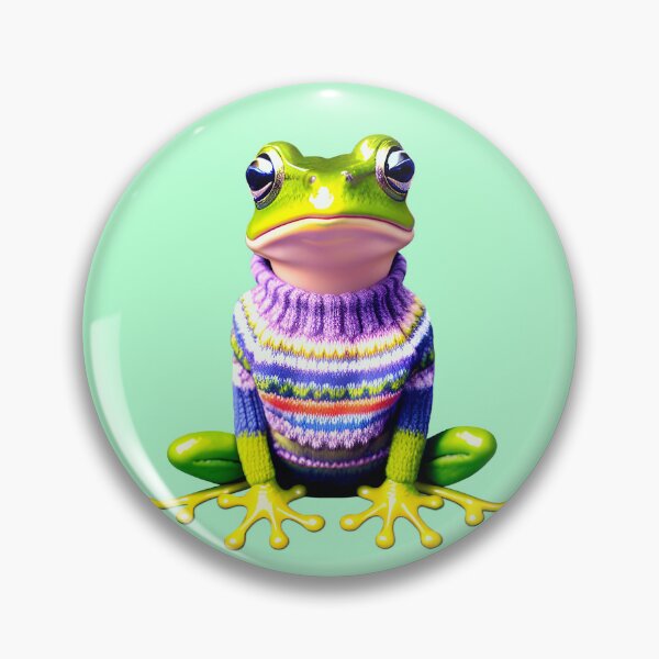 Item preview, Frog in a sweater designed and sold by pottolski.