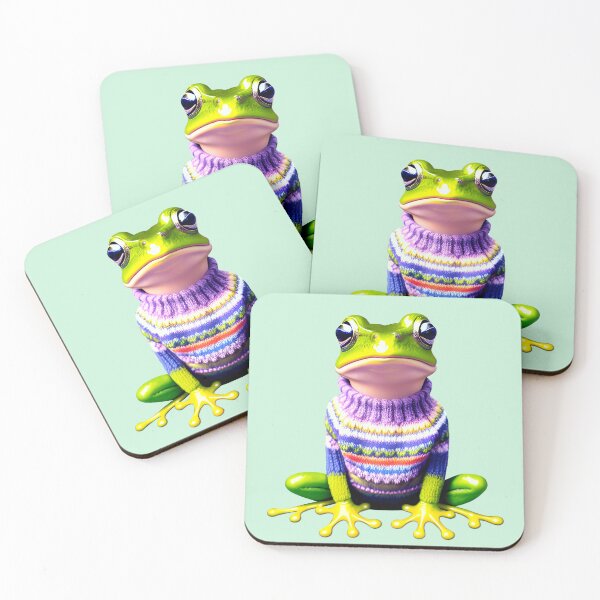 Item preview, Frog in a sweater designed and sold by pottolski.