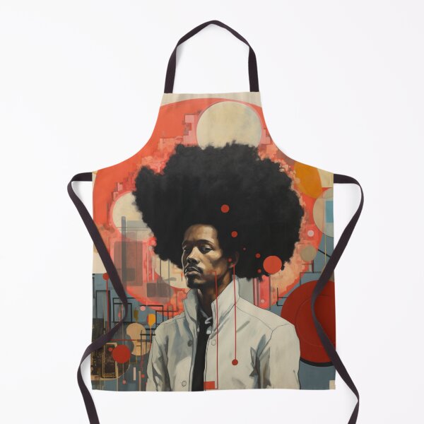 Item preview, Man With Big Hair Abstract designed and sold by whitecat23.