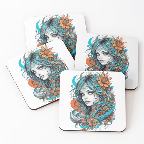 Item preview, Vivid Cute Face Of Attractive Lady designed and sold by SpicyOne.