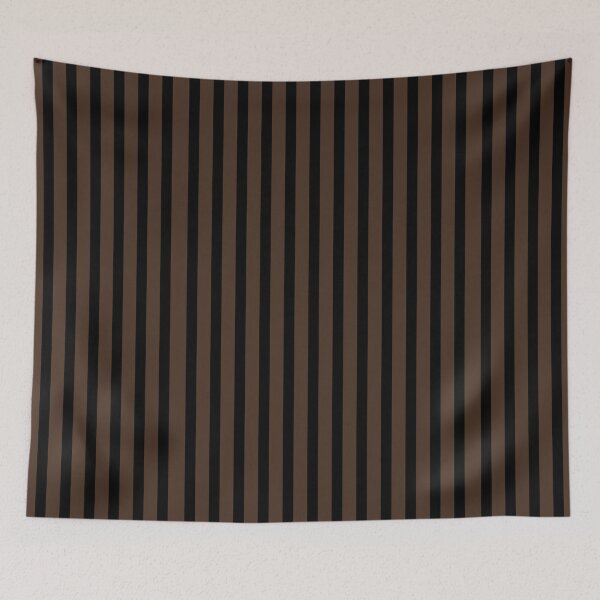 Item preview, Vertical brown,black Stripes pattern designed and sold by cutecrazytshirt.