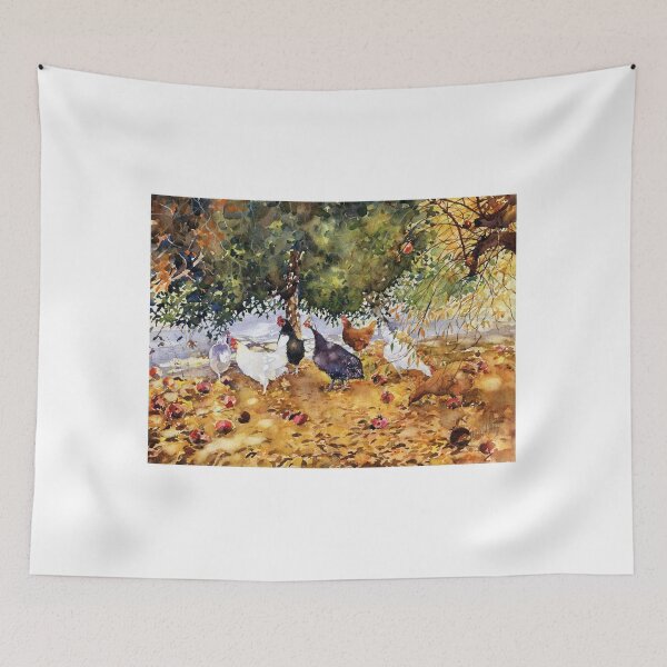 Item preview, My Poultry Beneath A Pomegranate Tree designed and sold by Margaret Merry.