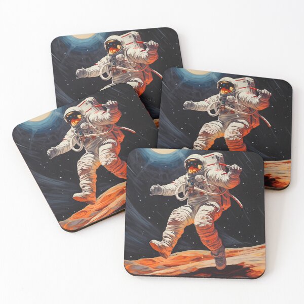 Item preview, An astronaut in a space suit dances on the moon designed and sold by lostastronautTH.