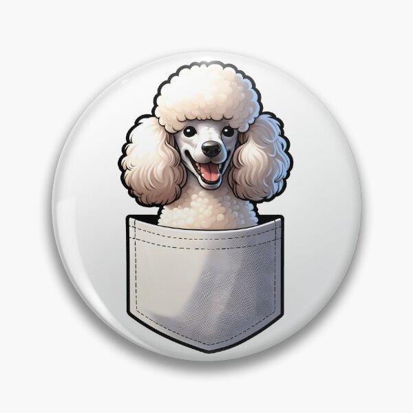 Item preview, dog in pocket, Poodle designed and sold by Truck Stop One.