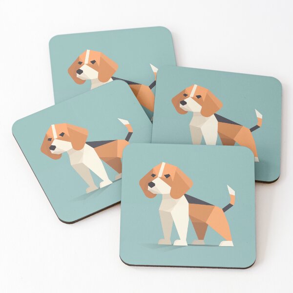 Item preview, Geometric Beagle designed and sold by Midnight Garden.