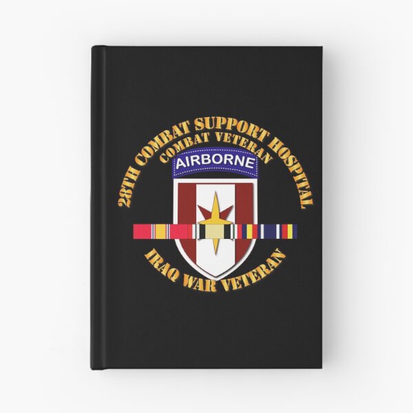 Item preview, Army - 28th Cbt Sup Hospital - Iraq Vet  w SVC Ribbons designed and sold by Military Insignia Products.