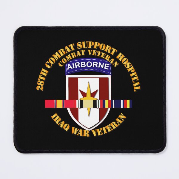 Item preview, Army - 28th Cbt Sup Hospital - Iraq Vet  w SVC Ribbons designed and sold by Military Insignia Products.