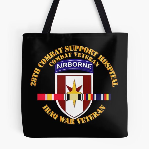 Artikelvorschau, Armee - 28. CBT Sup Hospital - Irakischer Tierarzt mit SVC-Bändern entworfen und verkauft von Military Insignia Products.