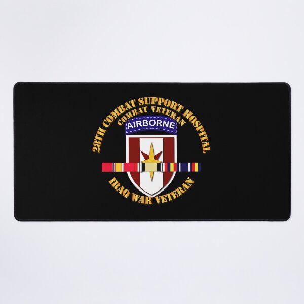 Item preview, Army - 28th Cbt Sup Hospital - Iraq Vet w SVC Ribbons designed and sold by Military Insignia Products.