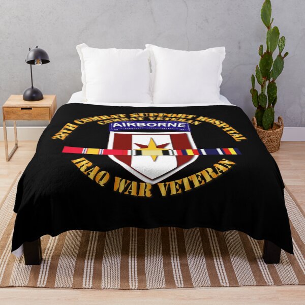 Item preview, Army - 28th Cbt Sup Hospital - Iraq Vet  w SVC Ribbons designed and sold by Military Insignia Products.