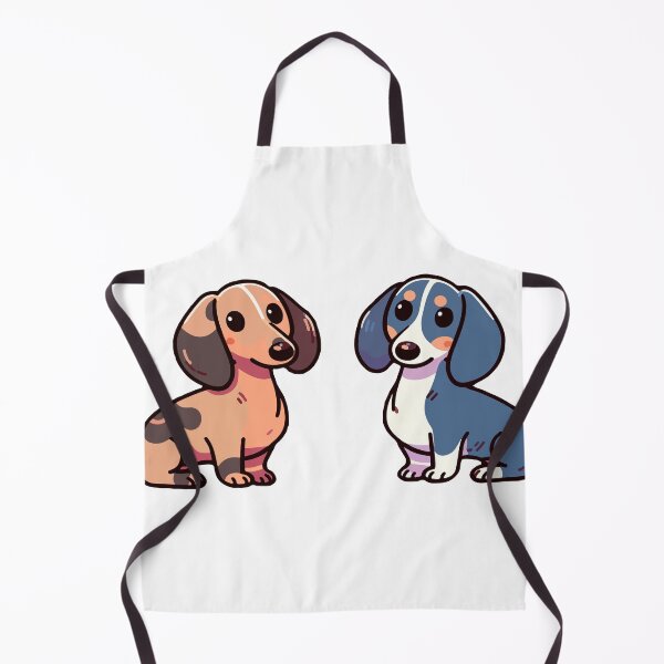 Item preview, Patchwork Pals: Piebald Dachshund Duo designed and sold by BarkandStick.