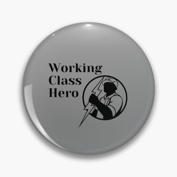 Item preview, Electricians - Working Class Hero - Grey designed and sold by SolidaritySwag.