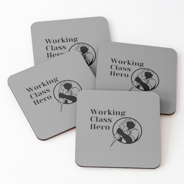 Item preview, Electricians - Working Class Hero - Grey designed and sold by SolidaritySwag.