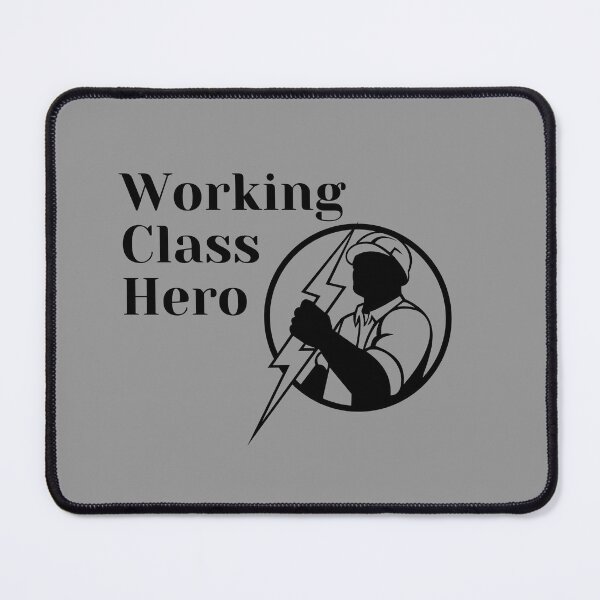 Item preview, Electricians - Working Class Hero - Grey designed and sold by SolidaritySwag.