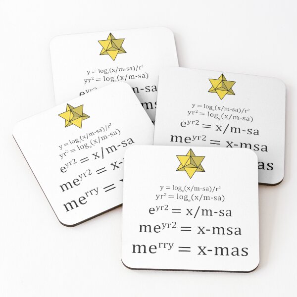 Item preview, Merry X-mas Tree - Math Equation Christmas Tree designed and sold by CottonGarb.