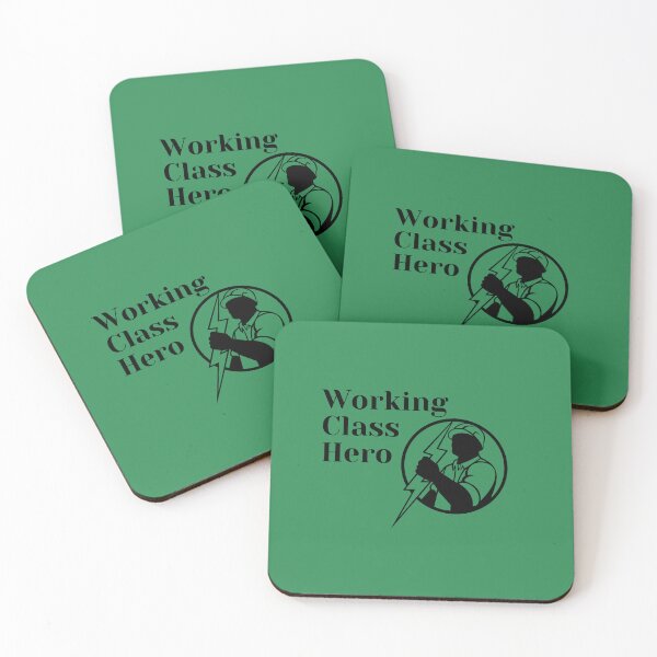 Item preview, Electricians - Working Class Hero - Green designed and sold by SolidaritySwag.