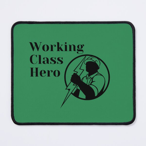 Item preview, Electricians - Working Class Hero - Green designed and sold by SolidaritySwag.