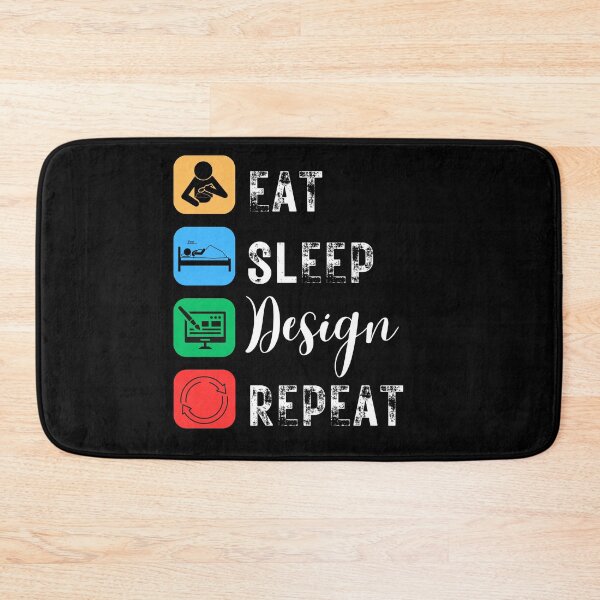 Item preview, Eat Sleep Design Repeat  designed and sold by EchoRadiant.