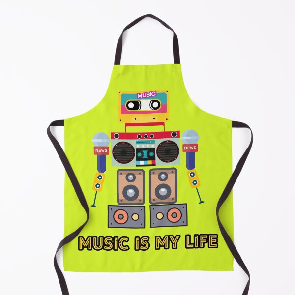 Item preview, Music is my life,love music, robot designed and sold by zzzozzo.