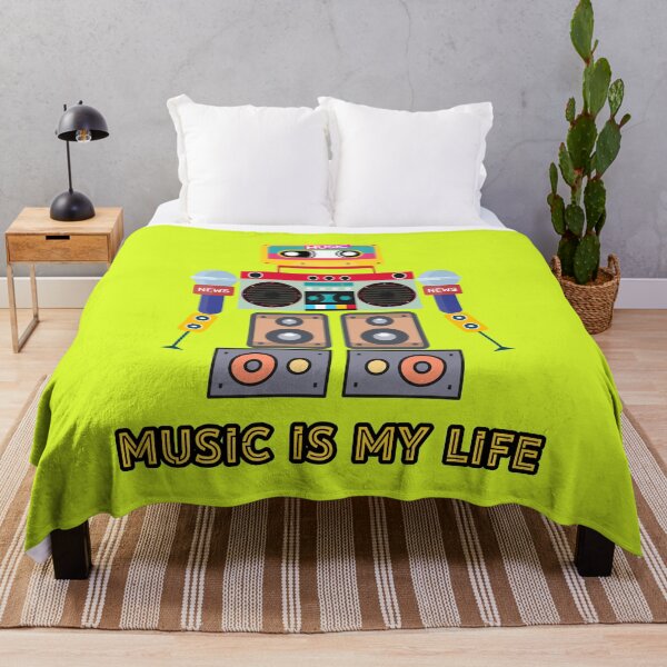 Item preview, Music is my life,love music, robot designed and sold by zzzozzo.
