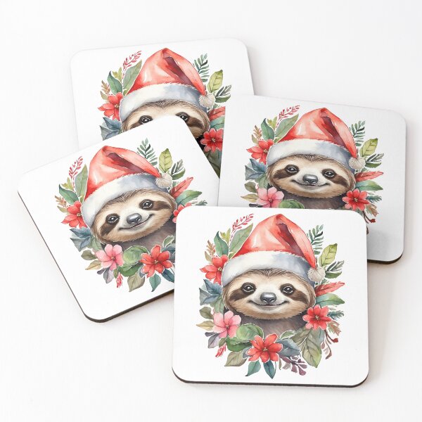 Item preview, Festive Sloth Serenity designed and sold by Nalaxation.