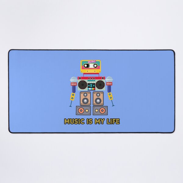 Item preview, Music is my life,love music, robot designed and sold by zzzozzo.