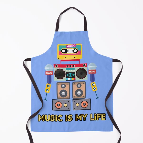 Item preview, Music is my life,love music, robot designed and sold by zzzozzo.