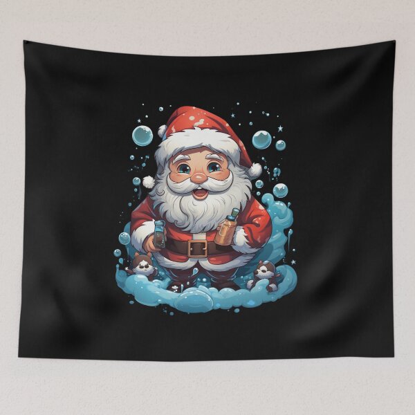 Item preview, Santa Claus as a Social Media Influencer designed and sold by DigitalPrism-Co.