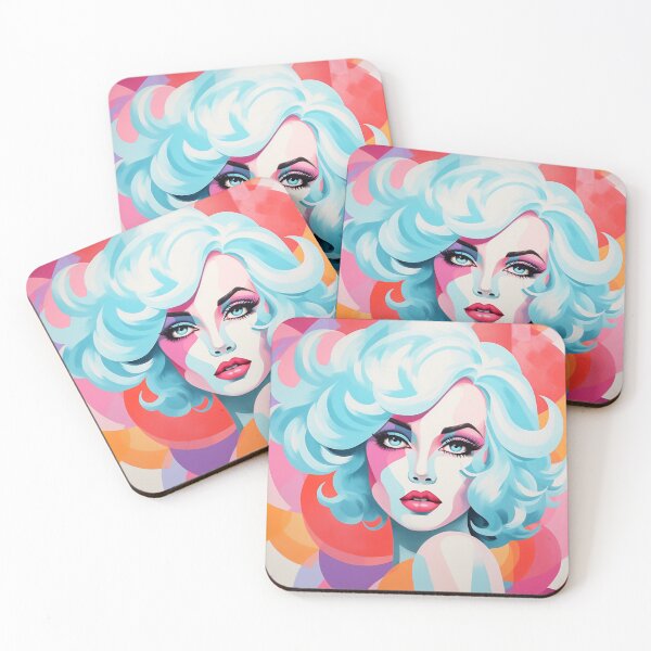 Item preview, Pin Up Girl Pastel Colours designed and sold by whitecat23.