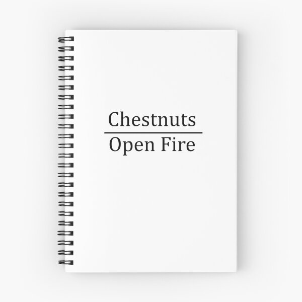 Item preview, Chestnuts over an open fire - Math Christmas designed and sold by CottonGarb.