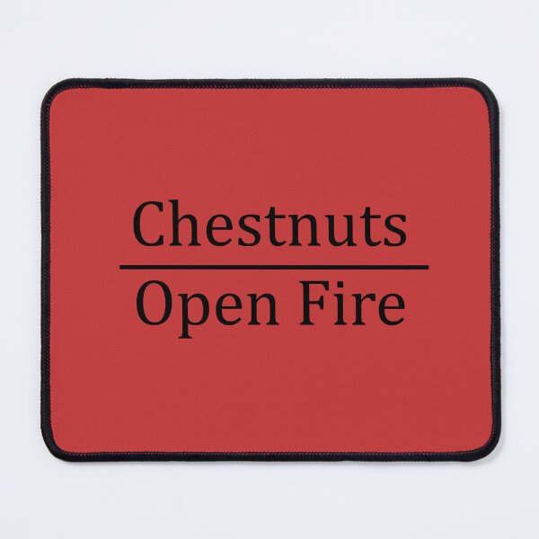 Item preview, Chestnuts over an open fire - Math Christmas designed and sold by CottonGarb.