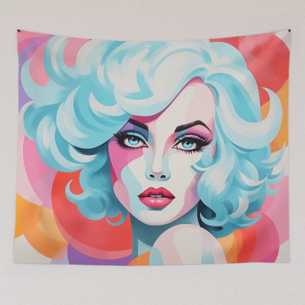 Item preview, Pin Up Girl Pastel Colours designed and sold by whitecat23.