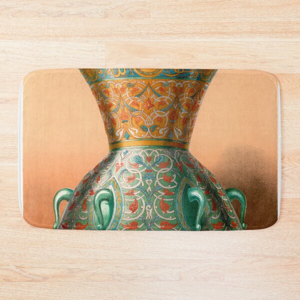 Item preview, Antique Arabic Vase - La Decoration Arabe, Emile Prisses dAvennes designed and sold by EmeraldeaArt.