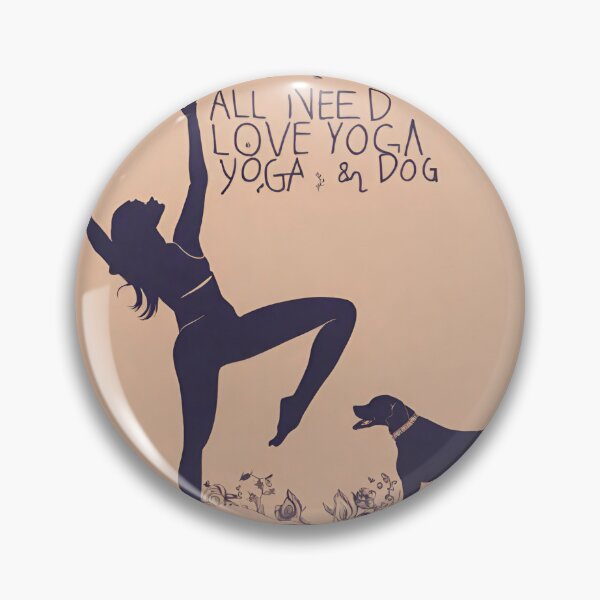 Item preview, All i need is love and yoga and dog designed and sold by prinnt.