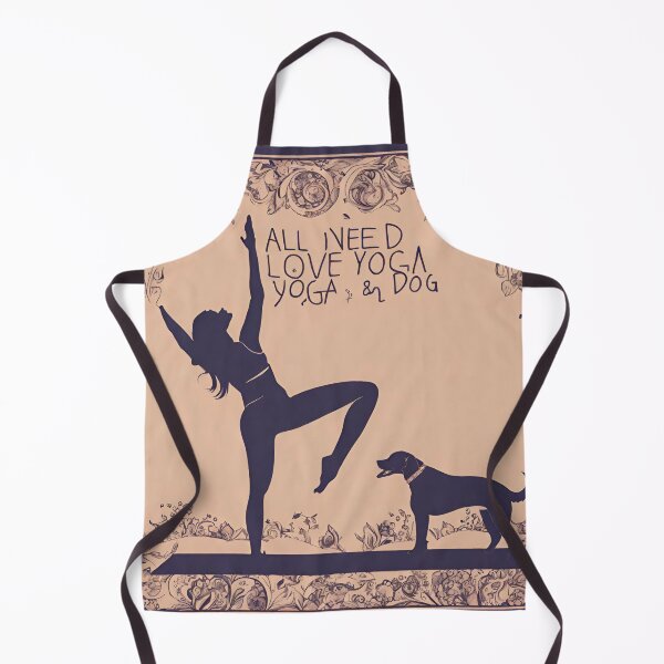 Item preview, All i need is love and yoga and dog designed and sold by prinnt.