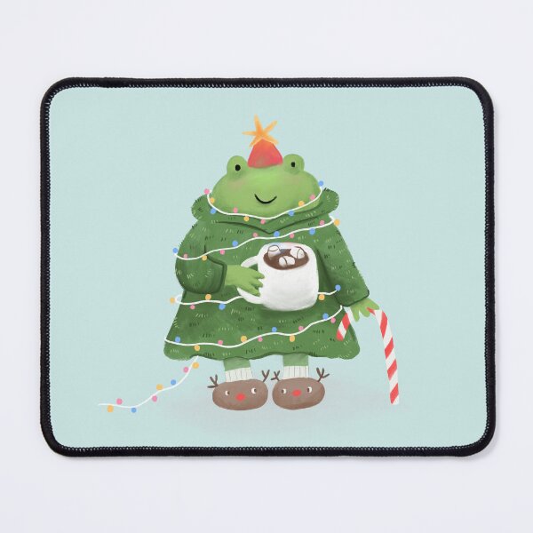 Item preview, Extra cozy and cute Christmas frog designed and sold by kostolom3000.
