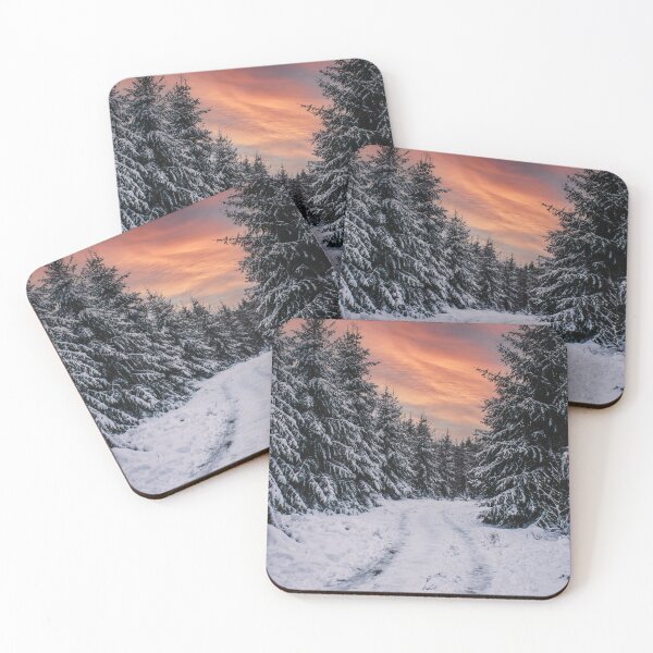 Item preview, Winter path in the sunset designed and sold by rhosbahu.