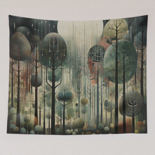 Item preview, Moonlit Forest designed and sold by whitecat23.