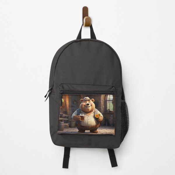 Item preview, Romantic bear drinking beer designed and sold by Martemic.