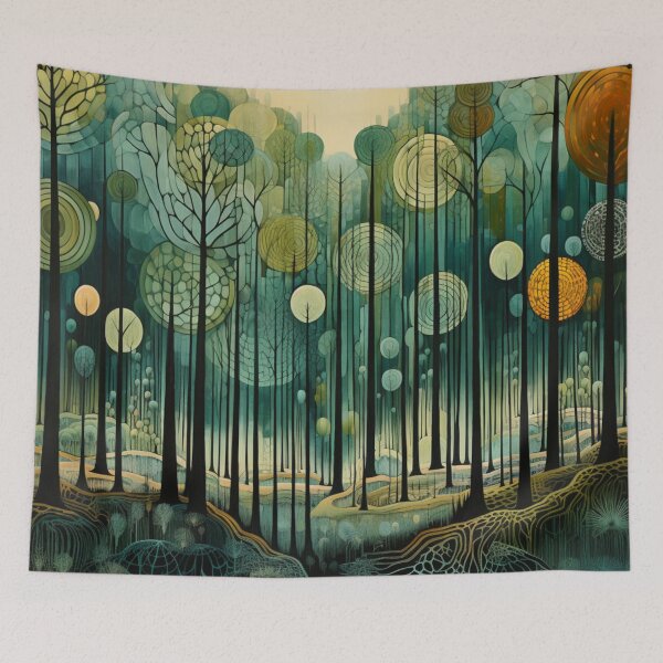 Item preview, Forest in Springtime designed and sold by whitecat23.