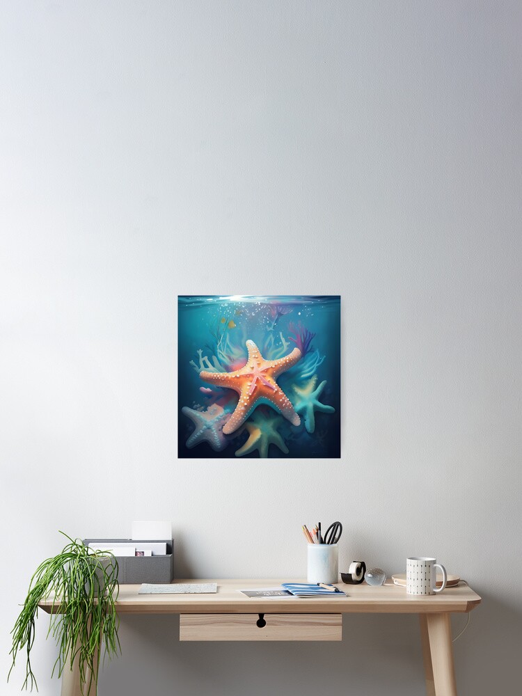 Thumbnail 2 of 3, Poster, Starfish designed and sold by Feebleeona.