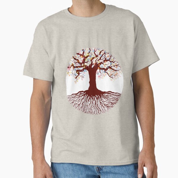 Tree of life flower (brown version) Classic T-Shirt