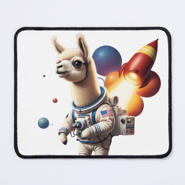 Item preview, Astronaut  llama on the space designed and sold by BotunPeony.