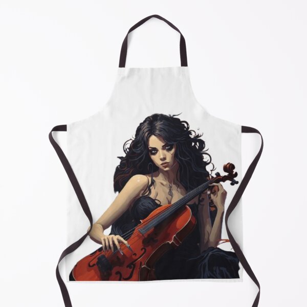 Item preview, Woman playing cello designed and sold by catcraftss.